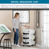Swivel Organizer White / Black