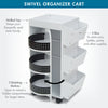 Swivel Organizer White / Black