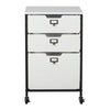 Sew Ready 3 Drawer Organizer Charcoal / Black / White
