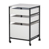 Sew Ready 3 Drawer Organizer Charcoal / Black / White