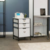 Sew Ready 3 Drawer Organizer Charcoal / Black / White