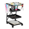 Triflex Taboret Charcoal / Clear Glass