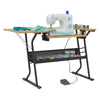 Mesa de manualidades Eclipse, negra / arce