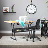 Mesa de manualidades Eclipse, negra / arce