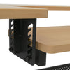 Mesa de manualidades Eclipse, negra / arce