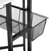 Sew Ready 36" Cutting Table with Basket Charcoal / White