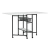 Sew Ready 36" Cutting Table with Basket Charcoal / White