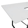 Dart Sewing Table Graphite / White