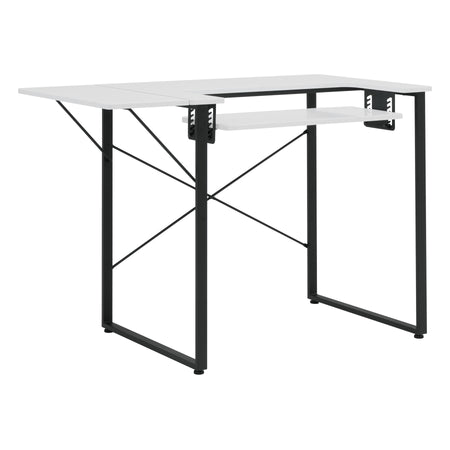 Mesa de costura Dart, grafito/blanco