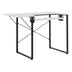 Dart Sewing Table Graphite / White