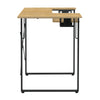 Mesa de costura Dart en grafito y madera de fresno