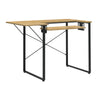 Mesa de costura Dart en grafito y madera de fresno