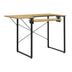 Mesa de costura Dart en grafito y madera de fresno