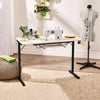 Mesa de costura Rollaway II, negra/blanca