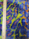 Ecoshag Hippie Jaguar Faux Fur Fabric / Neon Dream