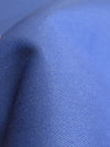Tejido de sarga de poliéster y algodón, liso y reversible, para ropa de gala / Blanco / Se vende por metros
