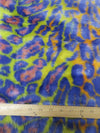 Ecoshag Hippie Jaguar Faux Fur Fabric / Neon Dream