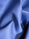 Solid Reversible Formal Poly Cotton Twill Fabric / Dark Brown / Sold By The Yard