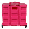 Collapsible Rolling Craft Cart with Lid – Pink