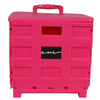 Collapsible Rolling Craft Cart with Lid – Pink