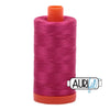 1100 Red Plum Aurifil Cotton 50wt Large Spool||color:1100 Red Plum