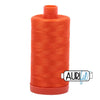 1104 Neon Orange Aurifil Cotton 50wt Large Spool||color:1104 Neon Orange