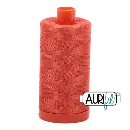 1154 Naranja empolvado Aurifil Algodón 50wt Bobina grande||color:1154 Naranja empolvado