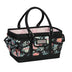 Organizador de manualidades «Deluxe Store & Tote», negro y con estampado floral