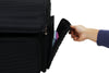 Maleta plegable con ruedas para guardar la máquina de coser Everything Mary XL de 4 ruedas, color negro