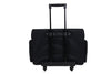 Maleta plegable con ruedas para guardar la máquina de coser Everything Mary XL de 4 ruedas, color negro
