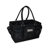 Organizador de manualidades «Deluxe Store & Tote», con estampado floral en blanco y negro