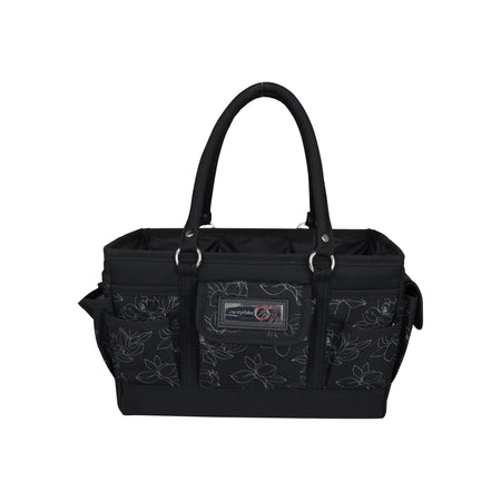 Deluxe Store & Tote Craft Organizer, Black & White Floral