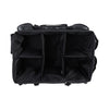 Organizador de manualidades «Deluxe Store & Tote», con estampado floral en blanco y negro