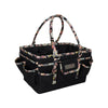 Organizador de manualidades «Deluxe Store & Tote», negro con ribete floral