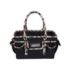 Organizador de manualidades «Deluxe Store & Tote», negro con ribete floral