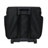 Deluxe Collapsible Rolling Craft Case, Black Quilted