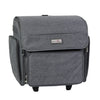 Deluxe Collapsible Rolling Craft Case, Heather