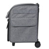 Deluxe Collapsible Rolling Craft Case, Heather