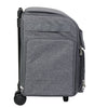 Deluxe Collapsible Rolling Craft Case, Heather
