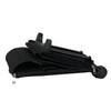 Estuche plegable con ruedas para máquina de coser, acolchado negro