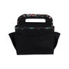 Collapsible Desktop Craft Caddy, Black & Floral