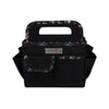 Collapsible Desktop Craft Caddy, Black & Floral