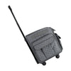 Maleta plegable con ruedas para guardar la máquina de coser Everything Mary XXL de 4 ruedas, gris jaspeado