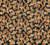 Granos de café «Deja Brew on Brown», de 100 % algodón, tela decorativa. Precio por yarda.