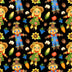 «Scarecrows Fall Friends» en negro, 100 % algodón