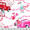 My Gnomie Pink 58 Inch wide Valentine 100% Polyester