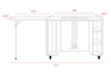 Create Room DreamStation Sewing and Crafting Room Furniture
