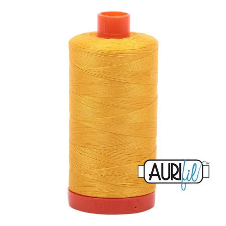 2135 Aurifil algodón amarillo 50wt carrete grande||color:2135 amarillo