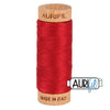 Bobina de hilo de algodón Aurifil 80 wt, color 2260 Vino tinto||color: 2260 Vino tinto