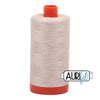 2310 Light Beige Aurifil Cotton 50wt Large Spool||color:2310 Light Beige